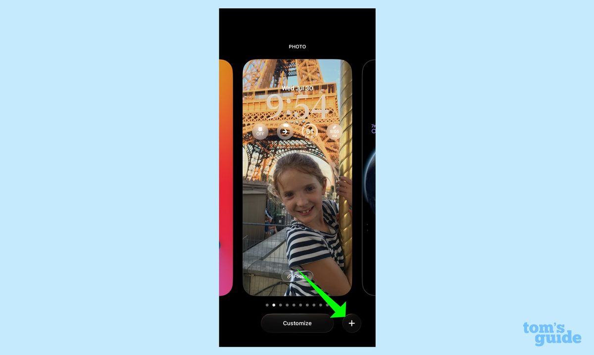 ایجاد یک صفحه قفل جدید