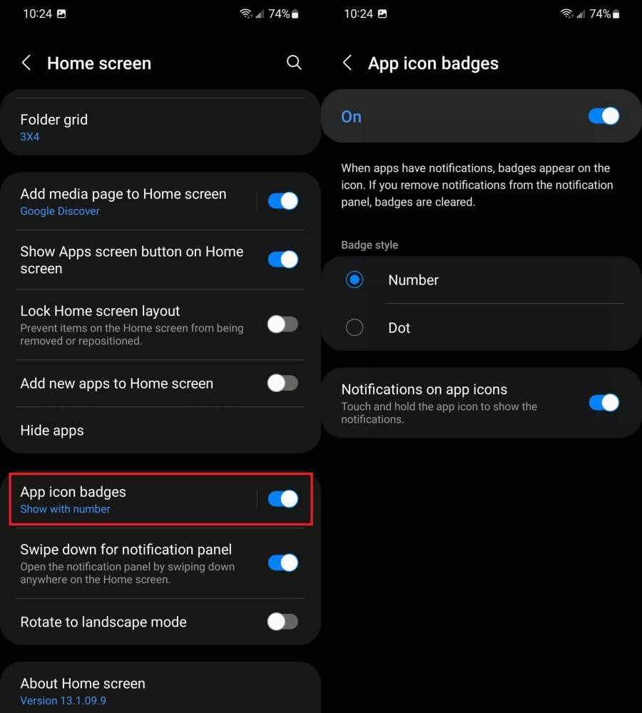 نشانگرهای آیکون اپلیکیشنها (App icon badges) در وانیوآی