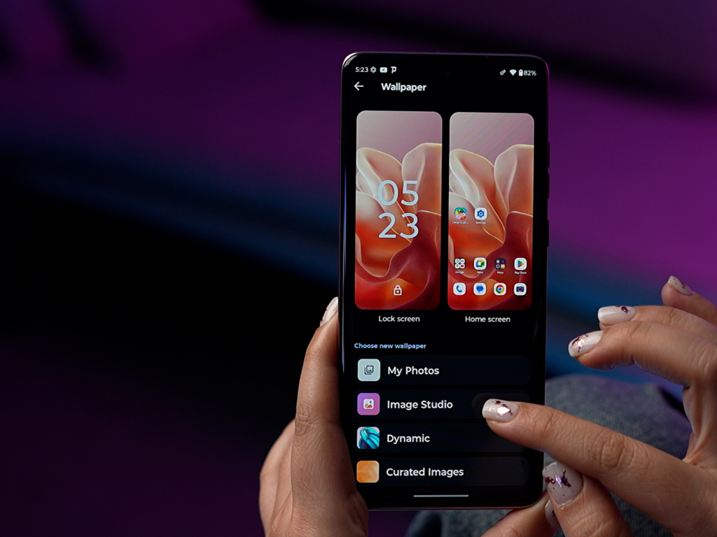 شخصی&zwnj;سازی روی گوشی اج ۶۰ فیوزن