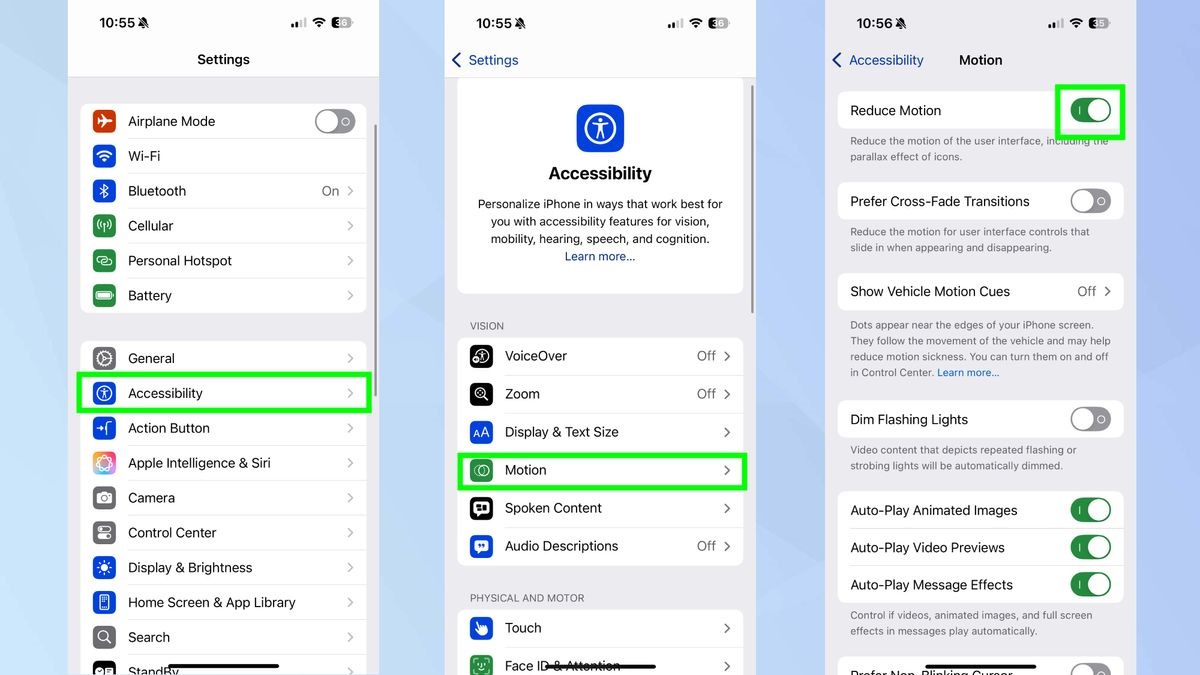 افکتهای بصری آیفون