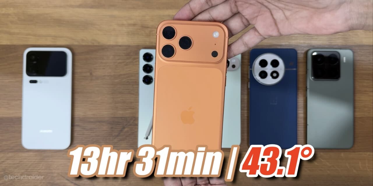 آزمون آیفون ۱۷ پرو مکس