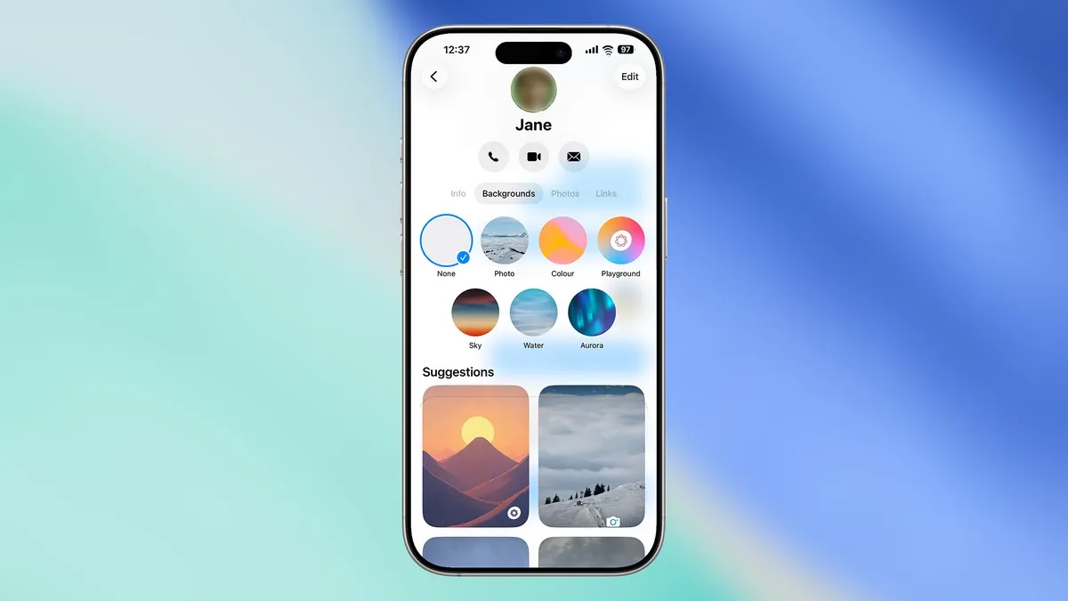برنامه پیامها iOS 26