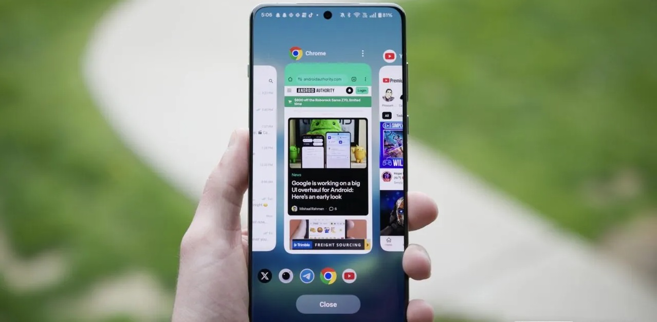 بستن اپلیکیشن ها