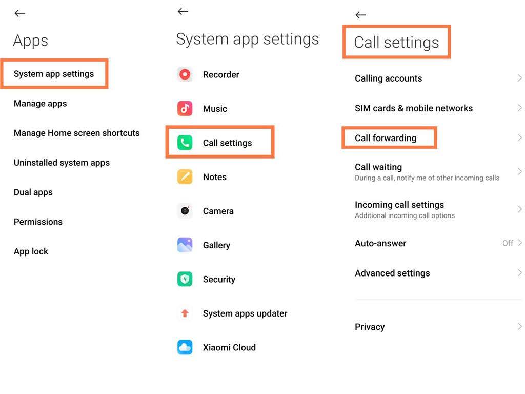 مراحل دایورت کردن تماس در اندروید