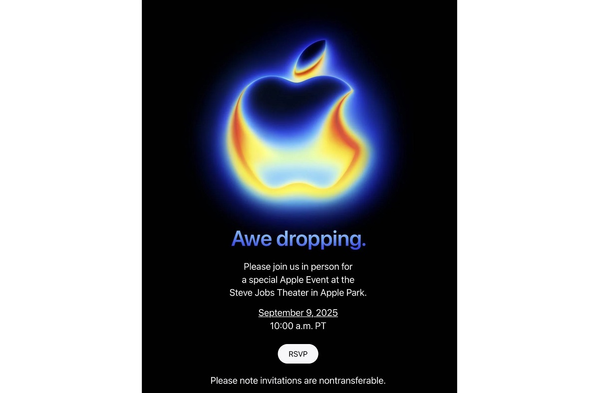 دعوتنامه رویداد اپل