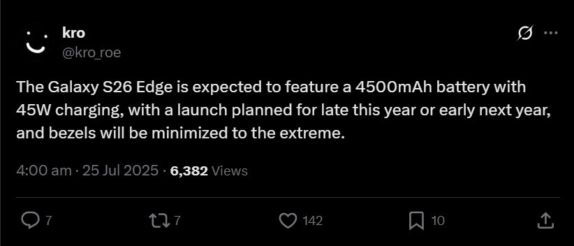 گزارش بهبودهای گلکسی اس ۲۵ اج