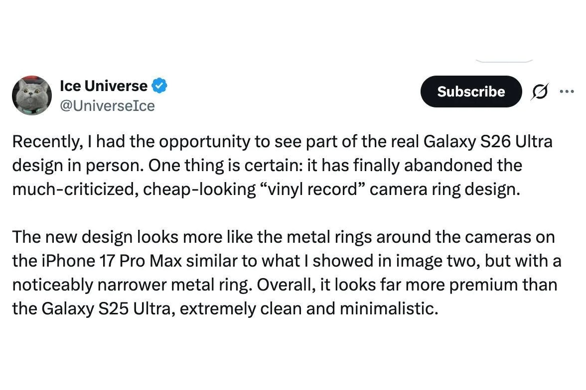 گزارش گلکسی اس ۲۶ اولترا