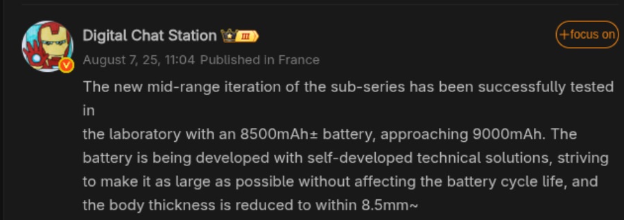 گزارش گوشی ردمی با باتری ۸۵۰۰ میلی امپرساعتی