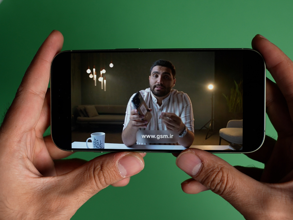 تست نمایشگر گوشی iphone 17