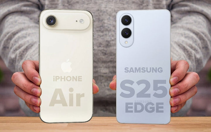 iPhone Air vs Samsung Galaxy S25 Edge