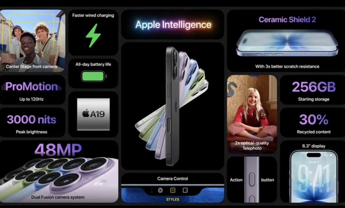 مشخصات آیفون ۱۷