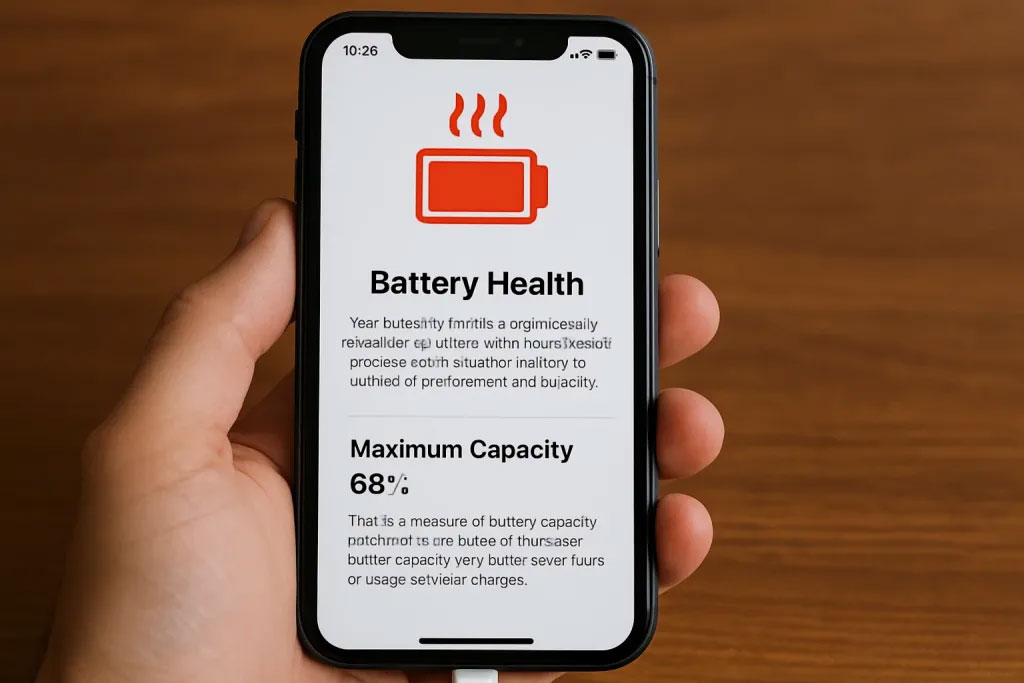 overheating smartphone