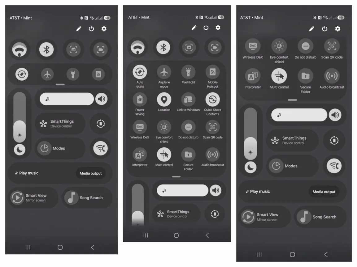 پنل تنظیمات قابل&zwnj;شخصی سازی