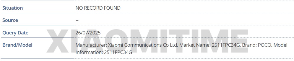 شناسه پوکو X8 پرو