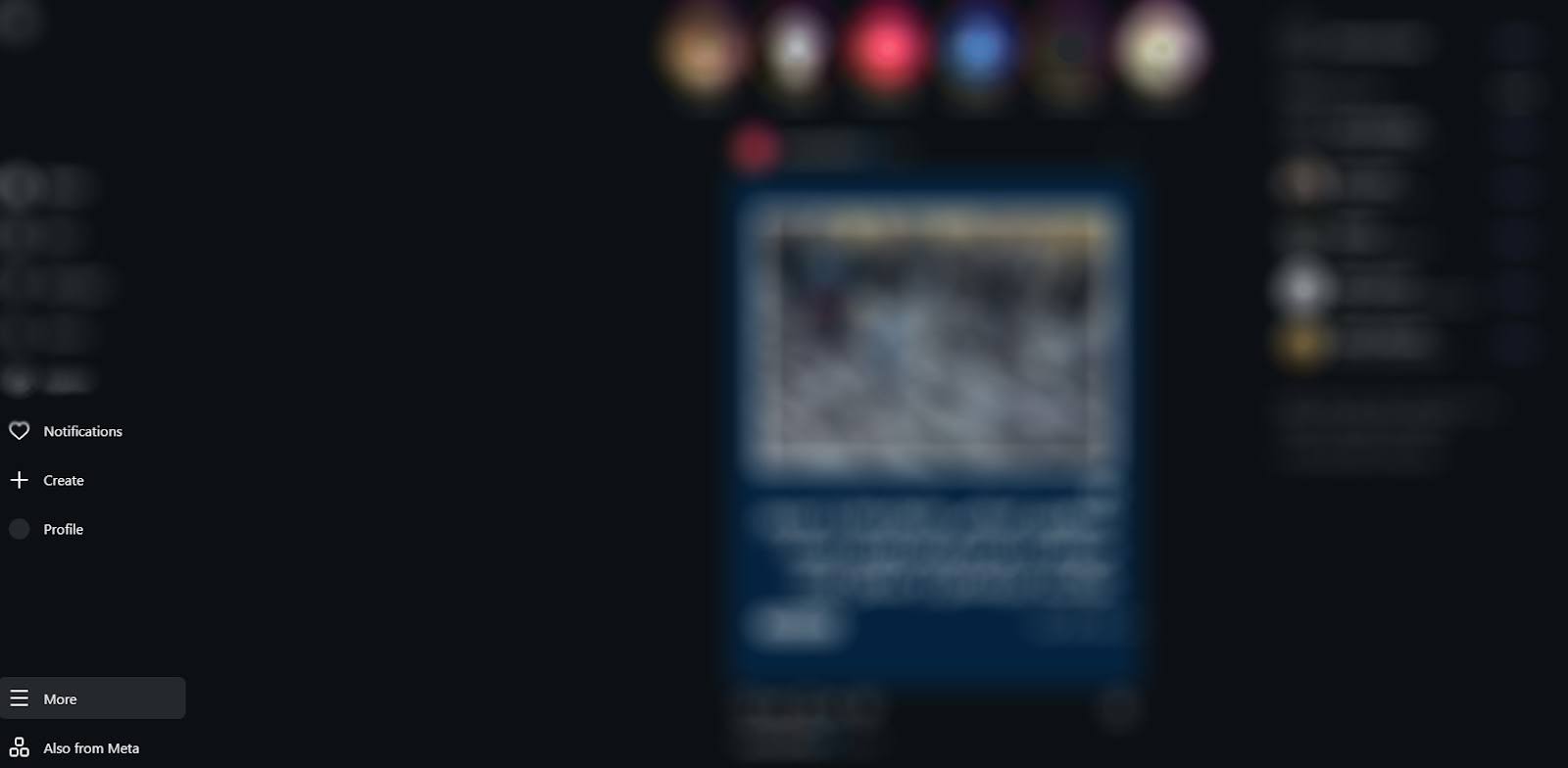 تنظیمات اینستاگرام روی وب