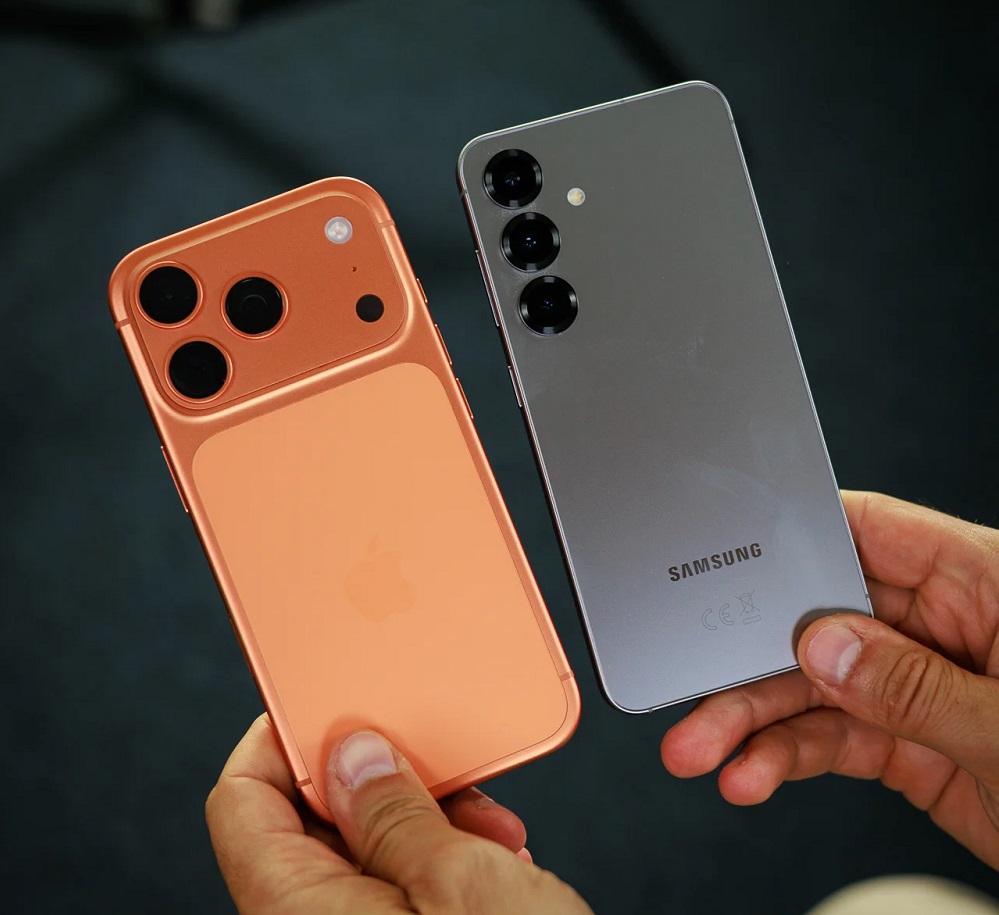 طراحی گلکسی S25 و آیفون ۱۷ پرو