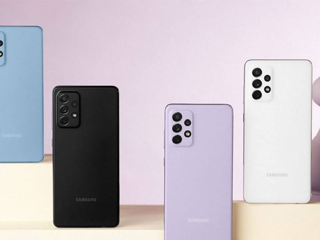 گوشی&zwnj;های سامسونگ سری A در رنگ&zwnj;های مشکی، سفید، بنفش و آبی مناسب خرید قسطی بازنشستگان تأمین اجتماعی