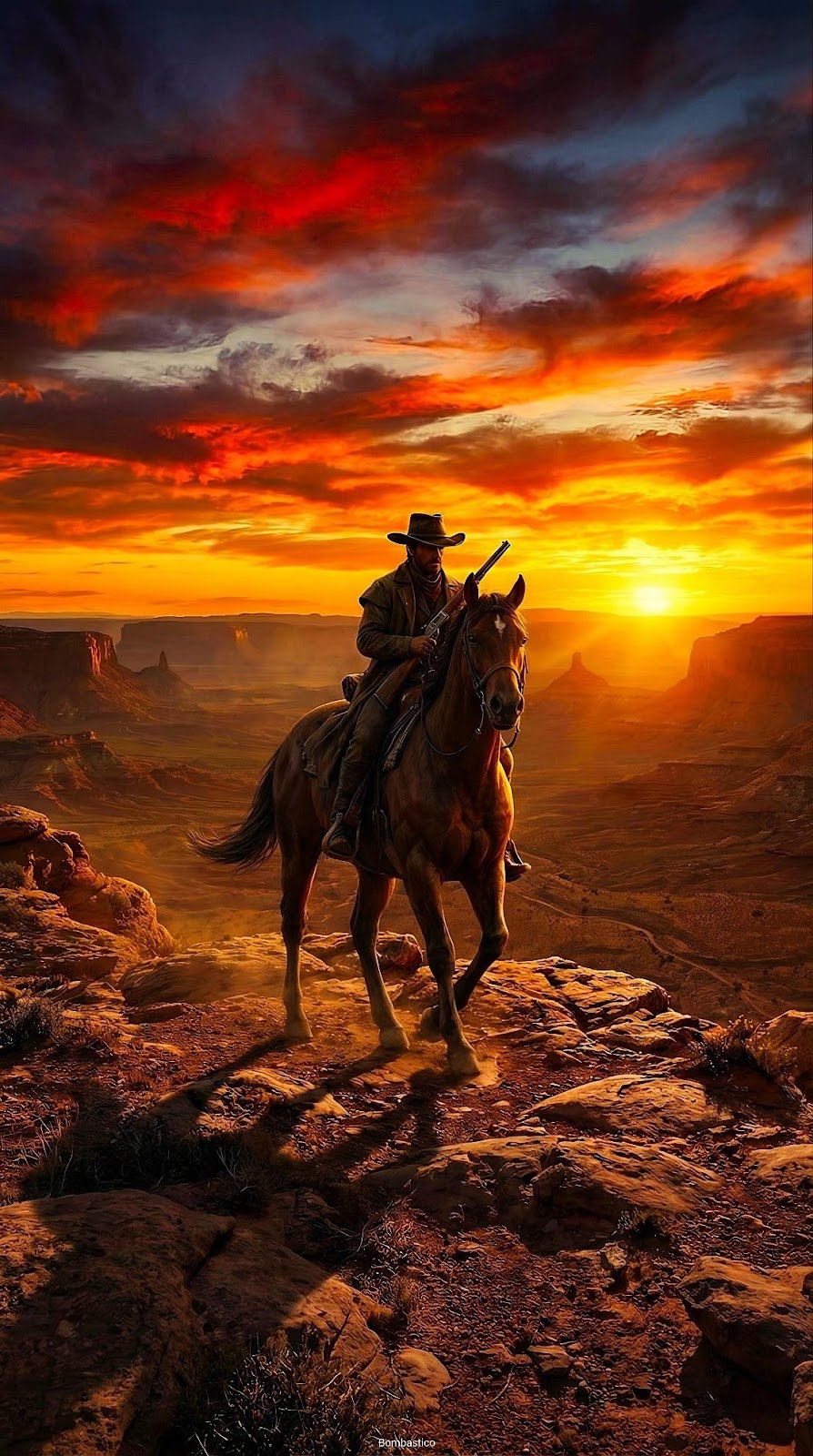 والپیپر غروب و شخصیت فیلم