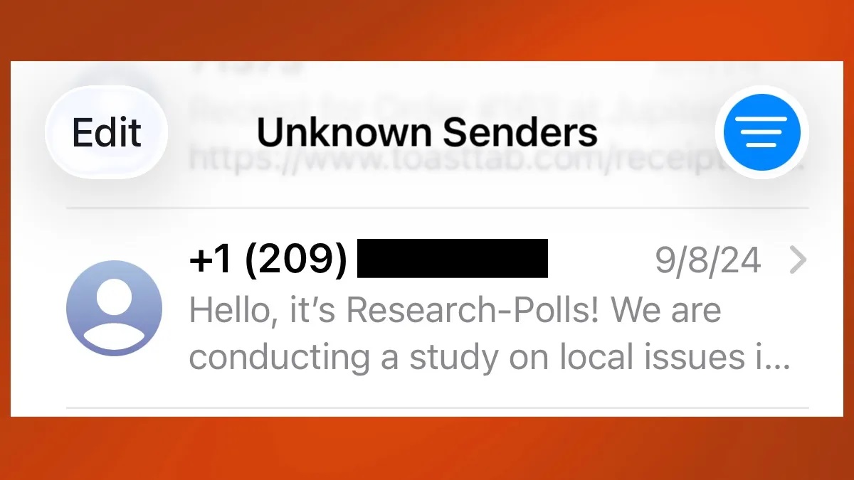 ویژگی پیام&zwnj;های ناشناس ios 26