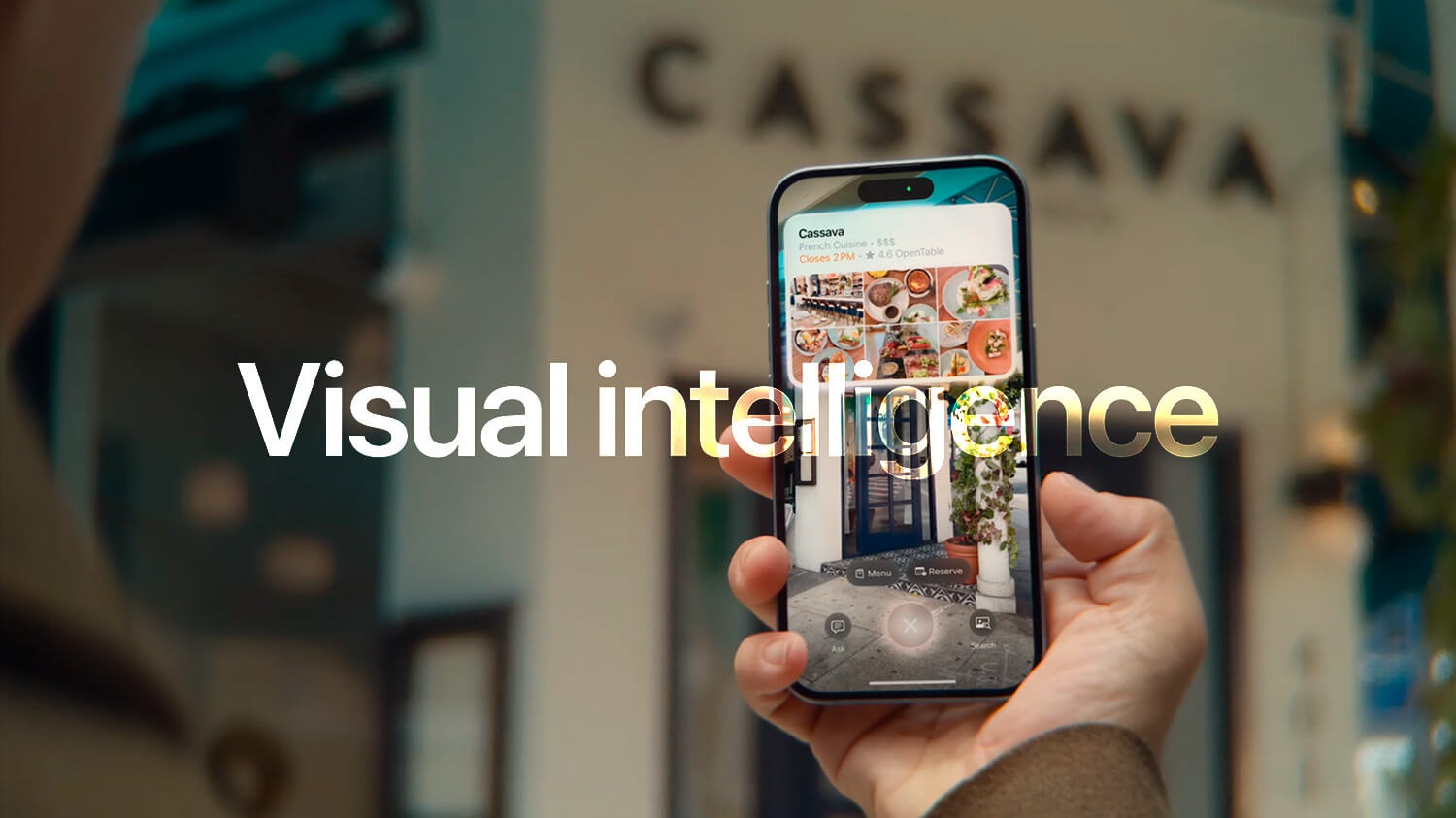 ویژگی visual intelligence اپل