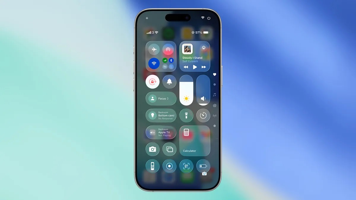 زبان طراحی Liquid Glass