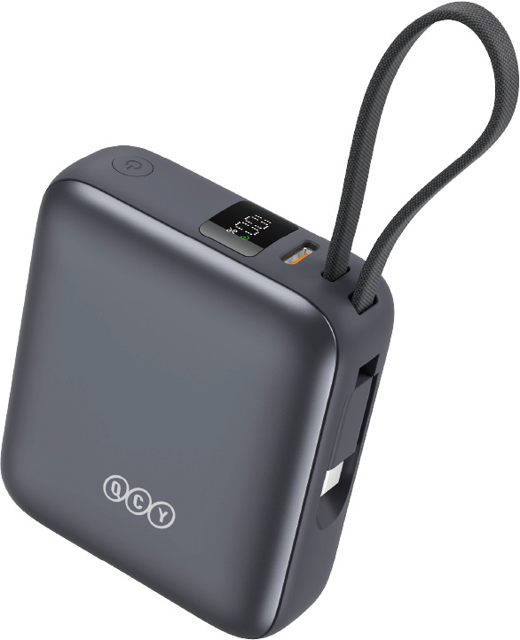 تصویر پاوربانک کیو سی وای مدل PB10C ظرفیت 10000 میلی‌آمپر