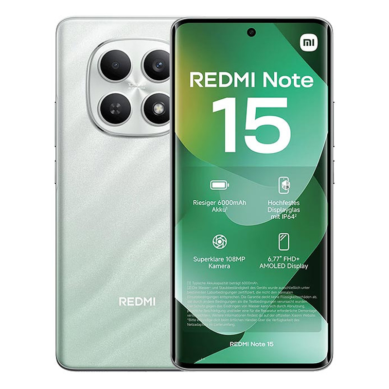 تصویر شیائومی ردمی نوت 15 4G نسخه گلوبال ظرفیت 256GB رم 8GB