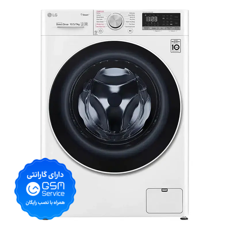 تصویر ماشین لباسشویی 10.5 کیلوگرم ال جی مدل F4V5RGP0W