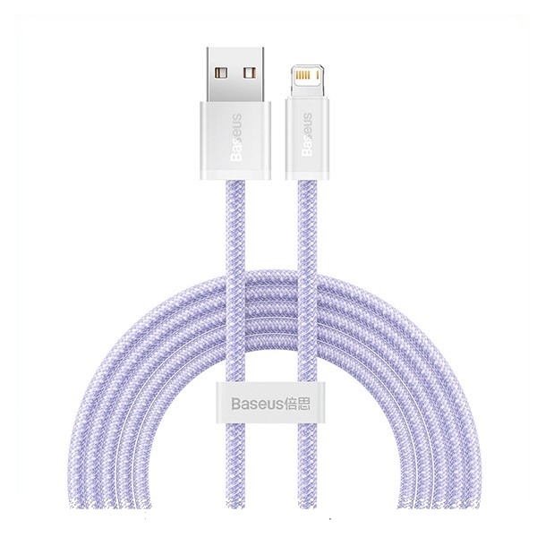 کابل شارژ 2 متری کنفی USB-A به لایتنینگ بیسوس مدل CALD000502