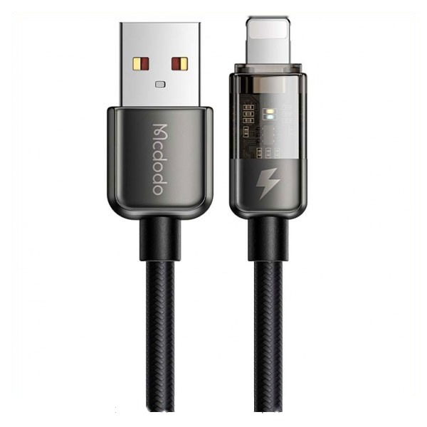 کابل شارژ 1.2 متری کنفی USB-A به لایتنینگ مک دودو مدل CA-3140