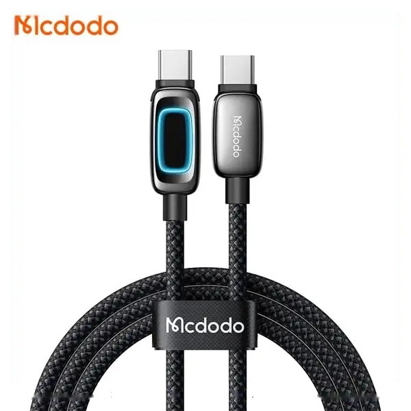 کابل شارژ 1.2 متری کنفی USB-C به USB-C مک دودو مدل CA-0410