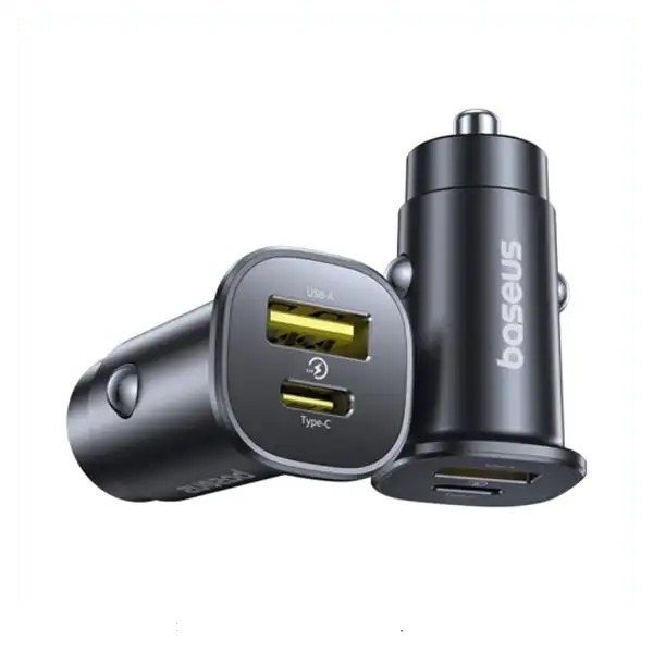 شارژر فندکی 30 وات بیسوس مدل GoTrip DP1 BS-C15C1