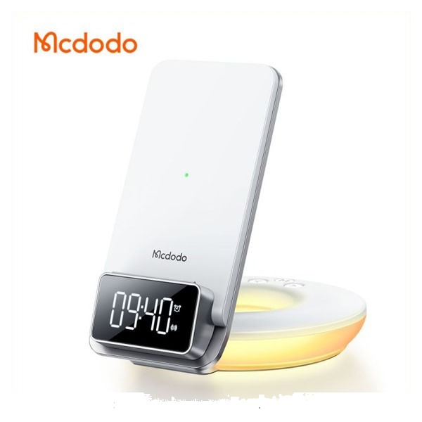 پایه نگهدارنده موبایل و شارژر بی‌سیم 15 وات مک دودو مدل CH-1610