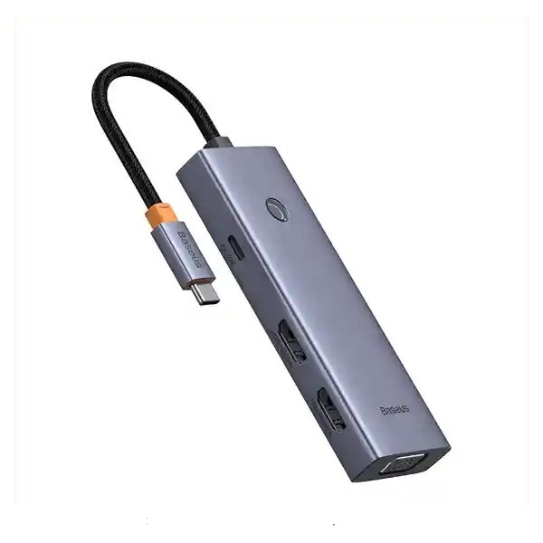 هاب 7 پورت USB-C سه نمایشگر باسئوس مدل BS-OH117