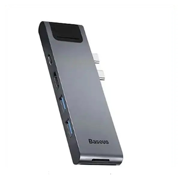 هاب 7 پورت USB-C مکبوک باسئوس مدل CAHUB-L0G