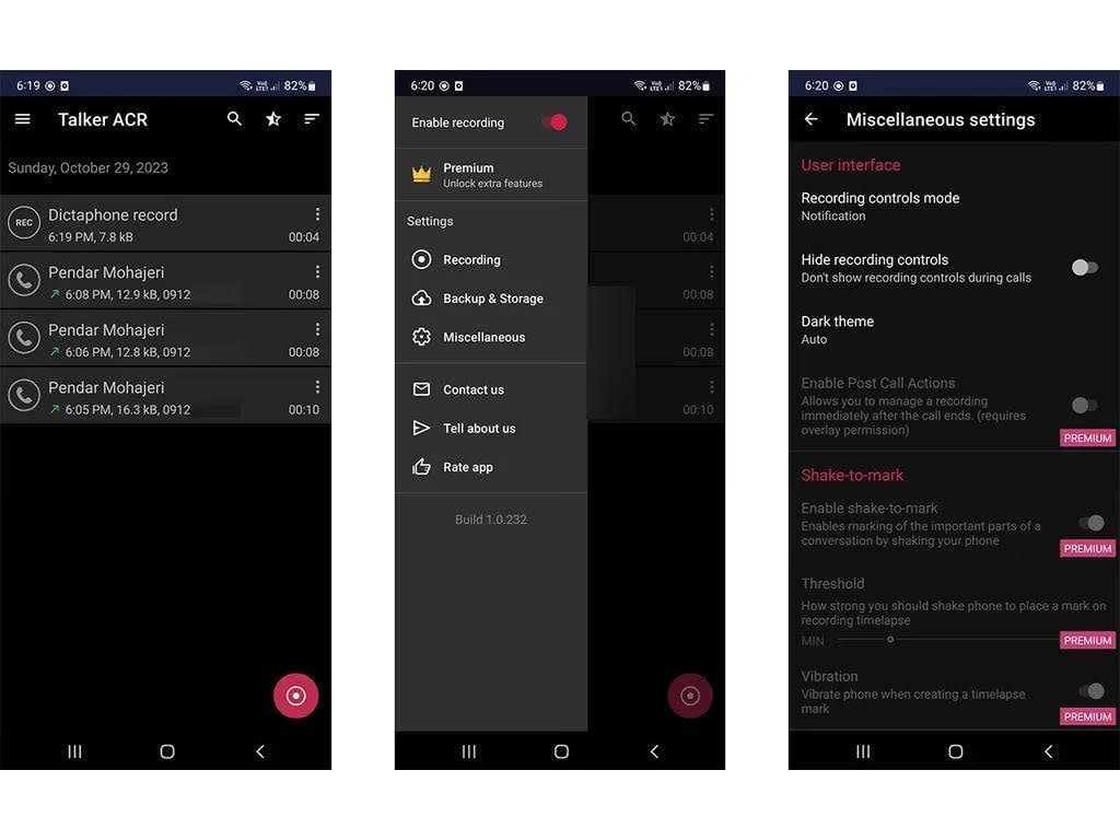 نحوه ضبط تماس با Call Recorder &ndash; Talker ACR