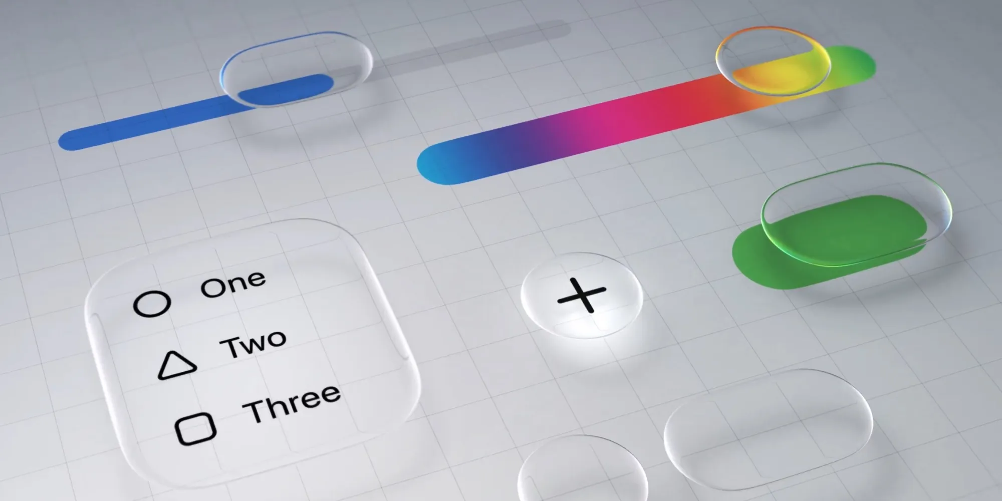 اسلایدر Liquid Glass