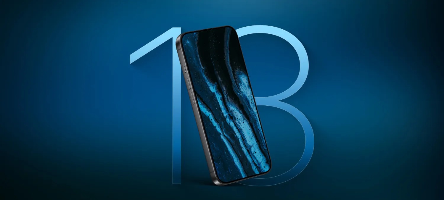 رنگ آبی آیفون ۱۸