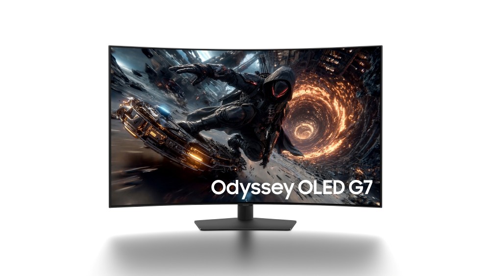 مانیتور گیمینگ خمیده ۴۲ اینچی سامسونگ Odyssey OLED G7 با وضوح 4K