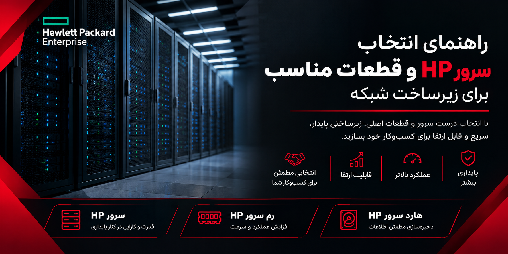 یاقوت سرخ ، مرکز تخصصی سرور HP